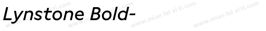 Lynstone Bold字体转换